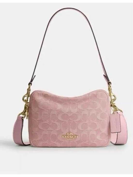 Coach Handbags - COACH CAREY CROSSBODY BAG (CER69) IN PINK DENIM NEW RELEASE!!